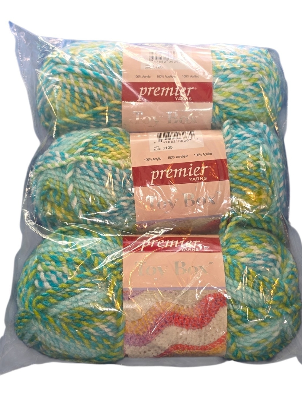 Premier Yarns Toy Box Hula Hoop #1056-04 Lot of 3 Discontinued Bulky Yarn